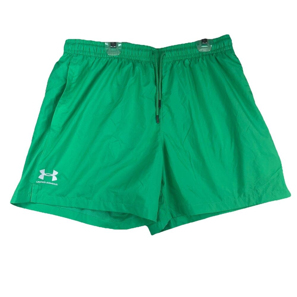 Under Armour Men's Icon Volley Shorts Green Medium M $40 MSRP Running